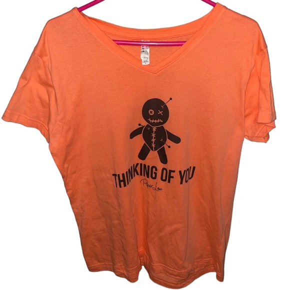 Live And Tell Womens T-Shirt Orange - Picture 3 of 4
